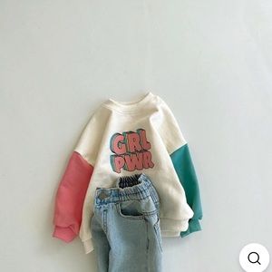 Junie Grey Grl Pwr Sweatshirt